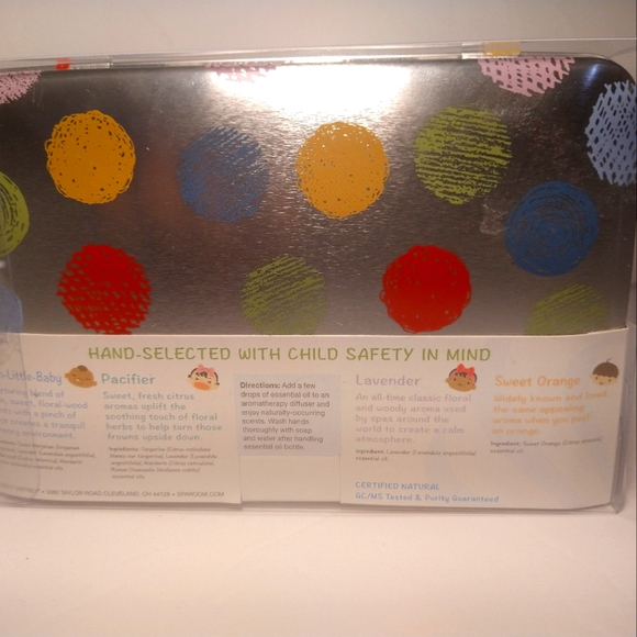 Kids Korner Happy Tin Four 5ml/.16 fl oz. 100% Pure essential oils - Picture 2 of 2